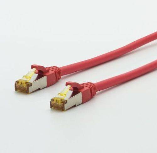 TTLan Patchkabel UltraFlex Cat. 6A ISO/IEC, S/FTP (PiMF), hochflexibel, halogenfrei, rot, 15,0 m