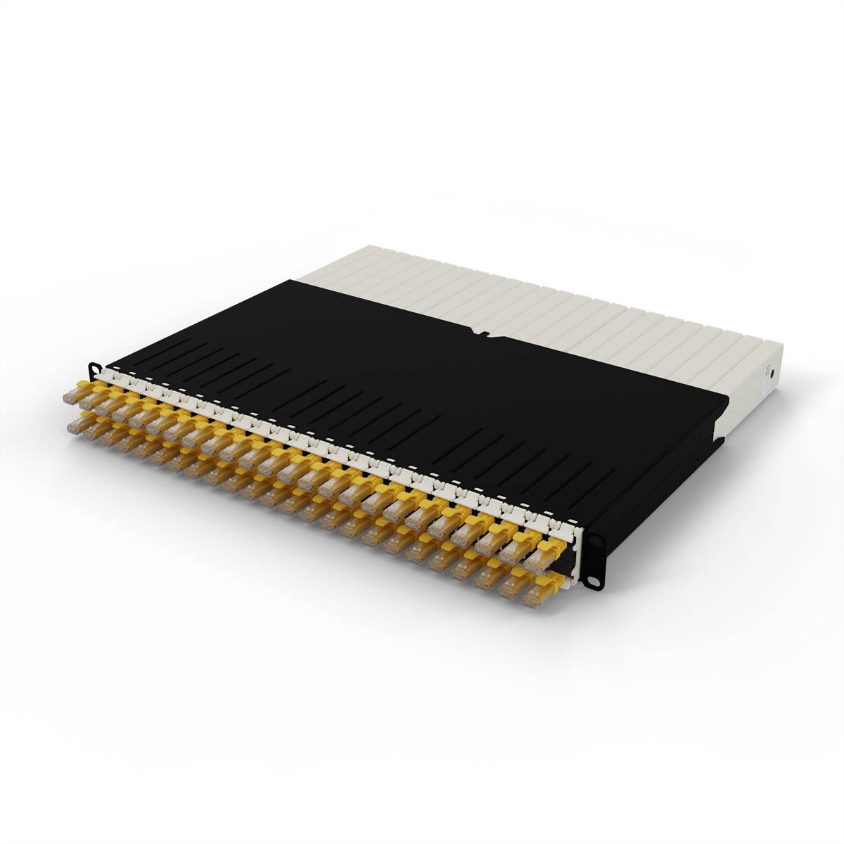 patchbox.one 8RU UTP gelb Cat.6a 0,8m