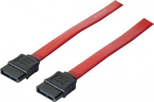 SATA III Kabel, 7pol SATA St. / 7pol SATA St., ca. 0,5 m, rot