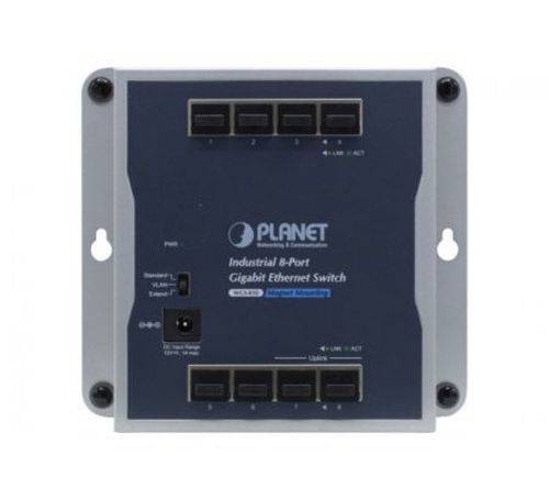 Planet Industrial Gigabit Switch WGS810, 8 Port, für Wandmontage