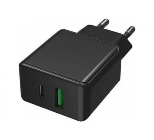 Ansmann USB Schnellladegerät 2 Port USB A (QC) + USB C (PD)