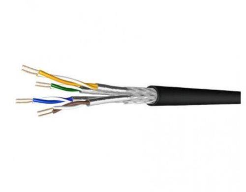 Draka Patchkabel UC900 FLEX, Cat. 7, S/FTP, halogenfrei, schwarz, 100 m Ring