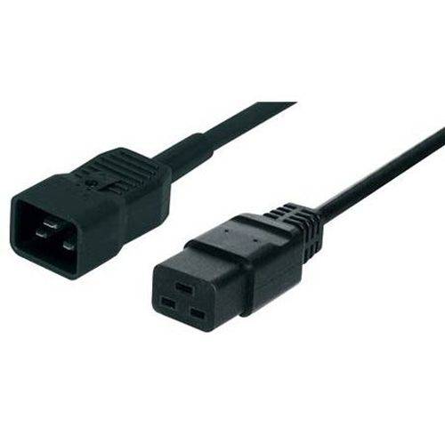 Kaltgeräte-Verlängerungskabel 16 A, 5,0 m, schwarz