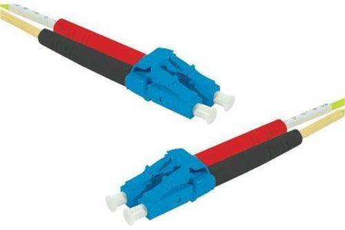 LWL Patchkabel, 9/125 µm, OS2-Faser, LC Duplex Stecker/Stecker, gelb, 7,5 m