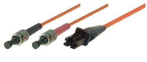 LWL Patchkabel, 50/125 µm, OM2-Faser, 2x ST Stecker/MTRJ Stecker, orange, 1,0 m