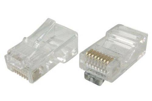 RJ45 Modularstecker Cat. 5e, UTP, für Patchkabel, VPE 10 Stück
