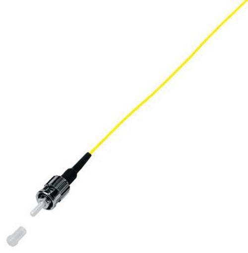 LWL Faserpigtail, 9/125 µm, OS2-Faser, ST Stecker, 2,0 m