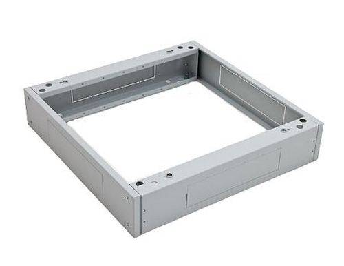 Triton Schwerlastsockel für Netzwerkschränke 600 x 1000 mm, für hohe Belastung, lichtgrau RAL 7035,