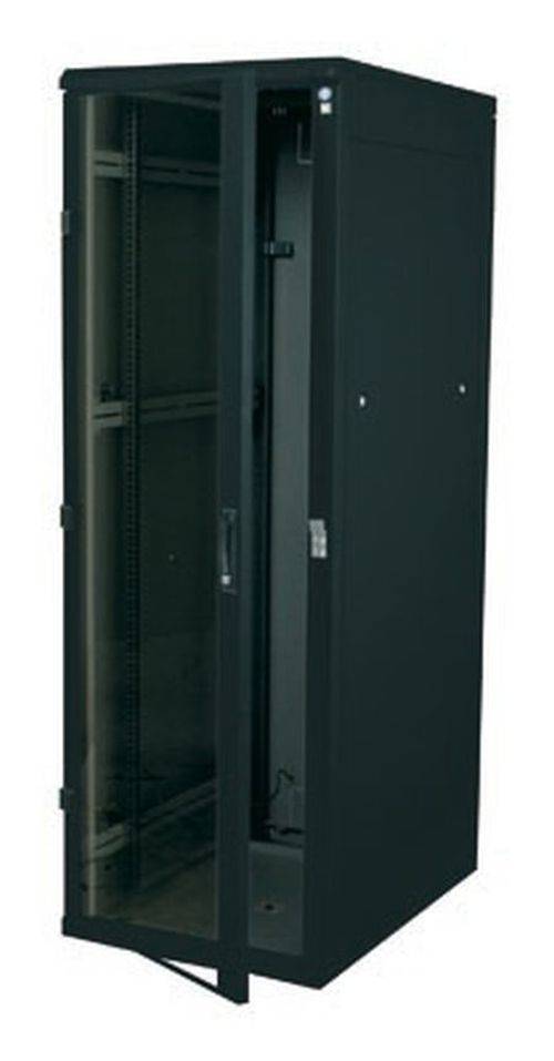 Triton 19" Netzwerkschrank RZA, 42 HE, 800 x 800 mm, schwarz RAL 9005