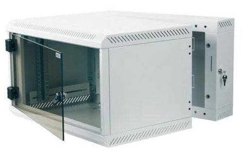 Triton 19" Wandgehäuse RBA, 2-teilig, 12 HE, 600 x 515 mm, lichtgrau RAL 7035