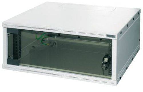 Triton 19" Wandgehäuse RXA, 1-teilig, 9 HE, 550 x 400 mm, hellgrau RAL 7035