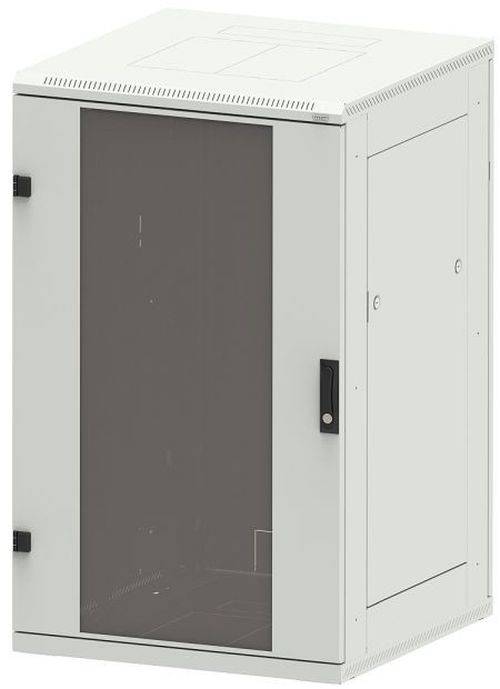 Triton 19" Netzwerkschrank RMA, 27 HE, 800 x 800 mm, lichtgrau RAL 7035