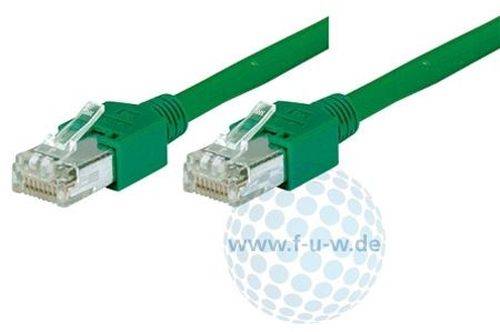 Tecline Patchkabel Cat. 5e, S/UTP, hochflexibel, grün, 1,5 m