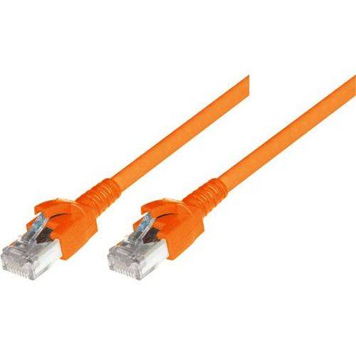 Dätwyler Patchkabel S/FTP, PiMF, Cat.6A, orange, 0,5 m