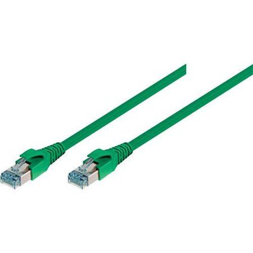 Leoni Patchkabel S/FTP, PiMF, Cat.6A, grün, 0,5 m