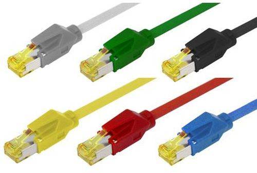 Patchkabel S/FTP, PiMF, CAT.6A ISO IEC, grau, 1,5 m