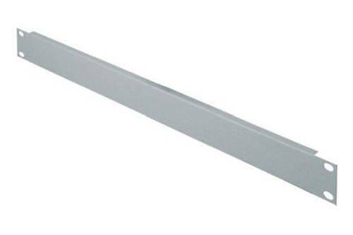 Triton 19" Blindplatte, 1 HE, Stahlblech, hellgrau RAL 7035