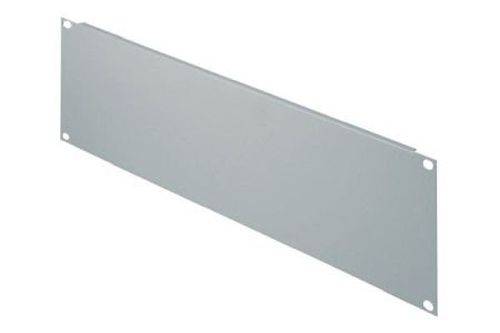 Triton 19" Blindplatte, 3 HE, Stahlblech, hellgrau RAL 7035
