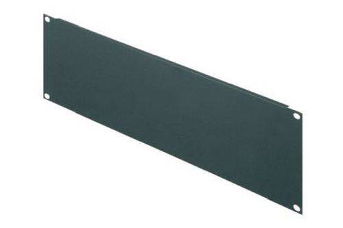 Triton 19" Blindplatte, 3 HE, Stahlblech, schwarz RAL 9005