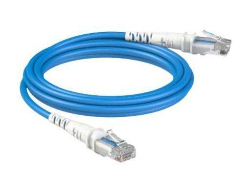 Patchsee ThePATCHCORD RJ45 Patchkabel Cat. 6A, U/UTP, extra dünn, blau, 3,1 m