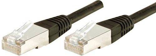 Exertis Connect Patchkabel Cat. 6, F/UTP, wasserdicht, schwarz, 10,0 m