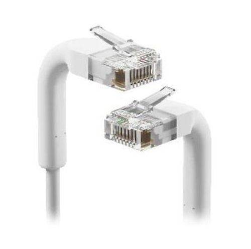 RJ45 Patchkabel, Cat. 6A, F/FTP, abwinkelbar, halogenfrei, grau, 0,3 m