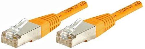 Patchkabel Cat. 6, S/FTP (PiMF), orange, 15,0 m
