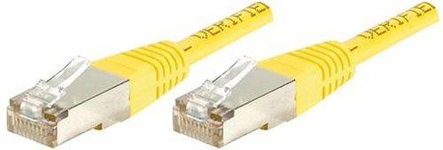 Dexlan Patchkabel Cat. 6A, S/FTP (PiMF), gelb, 10,0 m