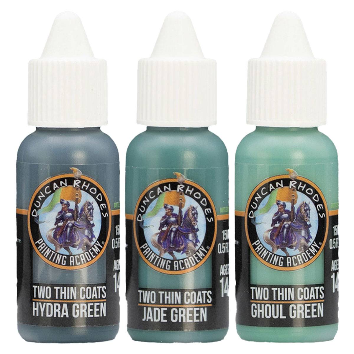 Two Thin Coats Acryl Miniaturenfarben (Wave 2) Triads Blue/Green - 3 x 15 ml