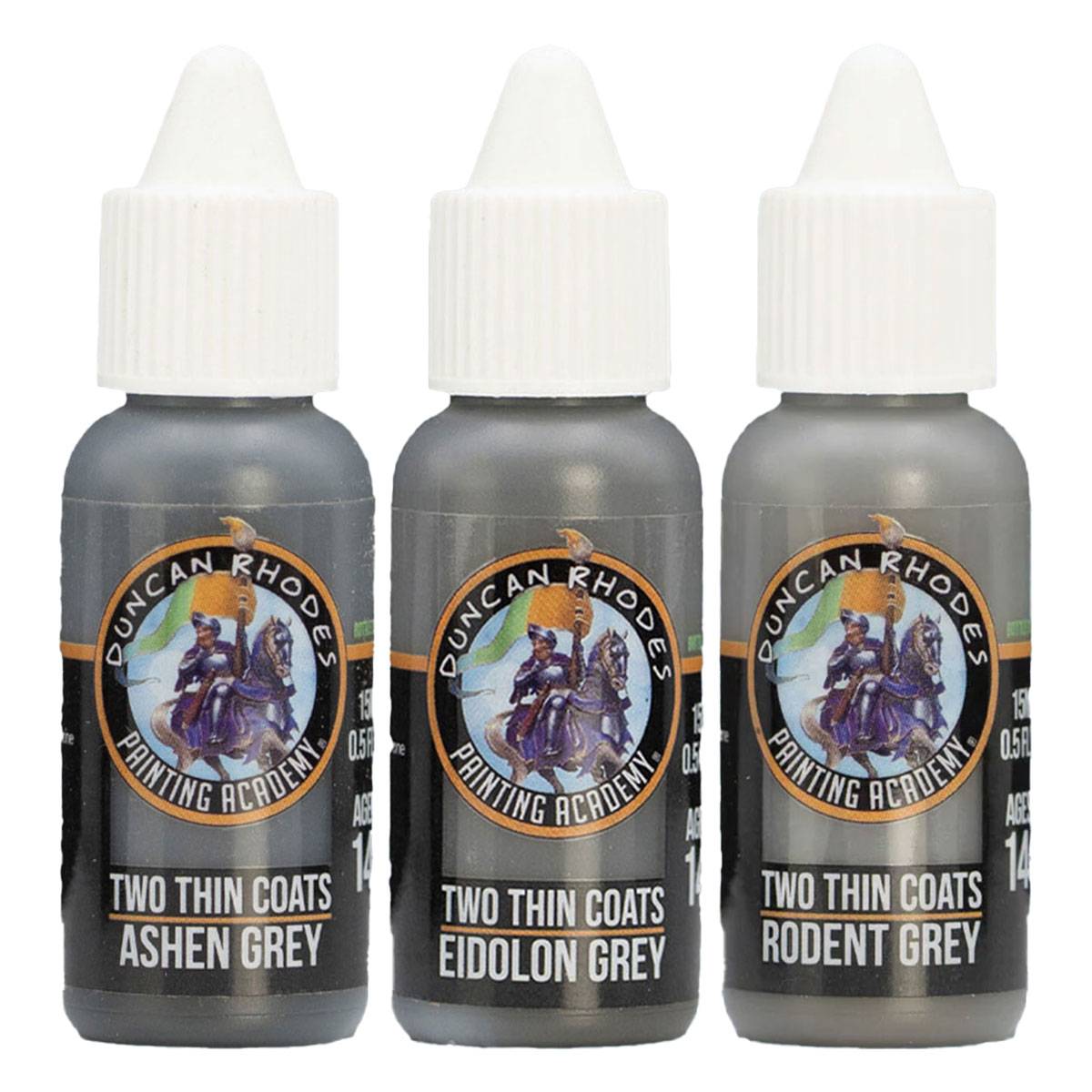 Two Thin Coats Acryl Miniaturenfarben (Wave 2) Triads Grey/Brown - 3 x 15 ml