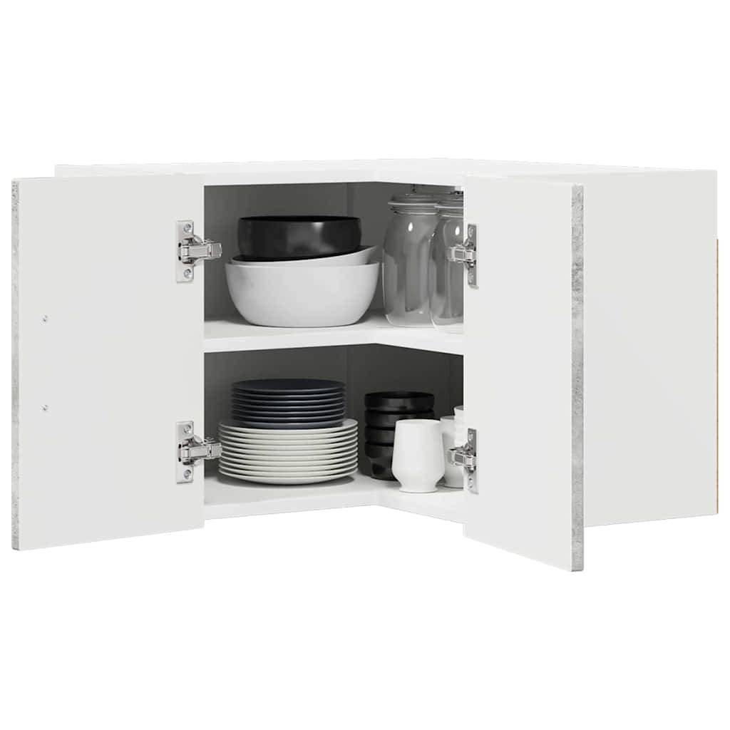 vidaXL Küchenschrank Lucca Betongrau 57 x 57 x 40 cm Holzwerkstoff