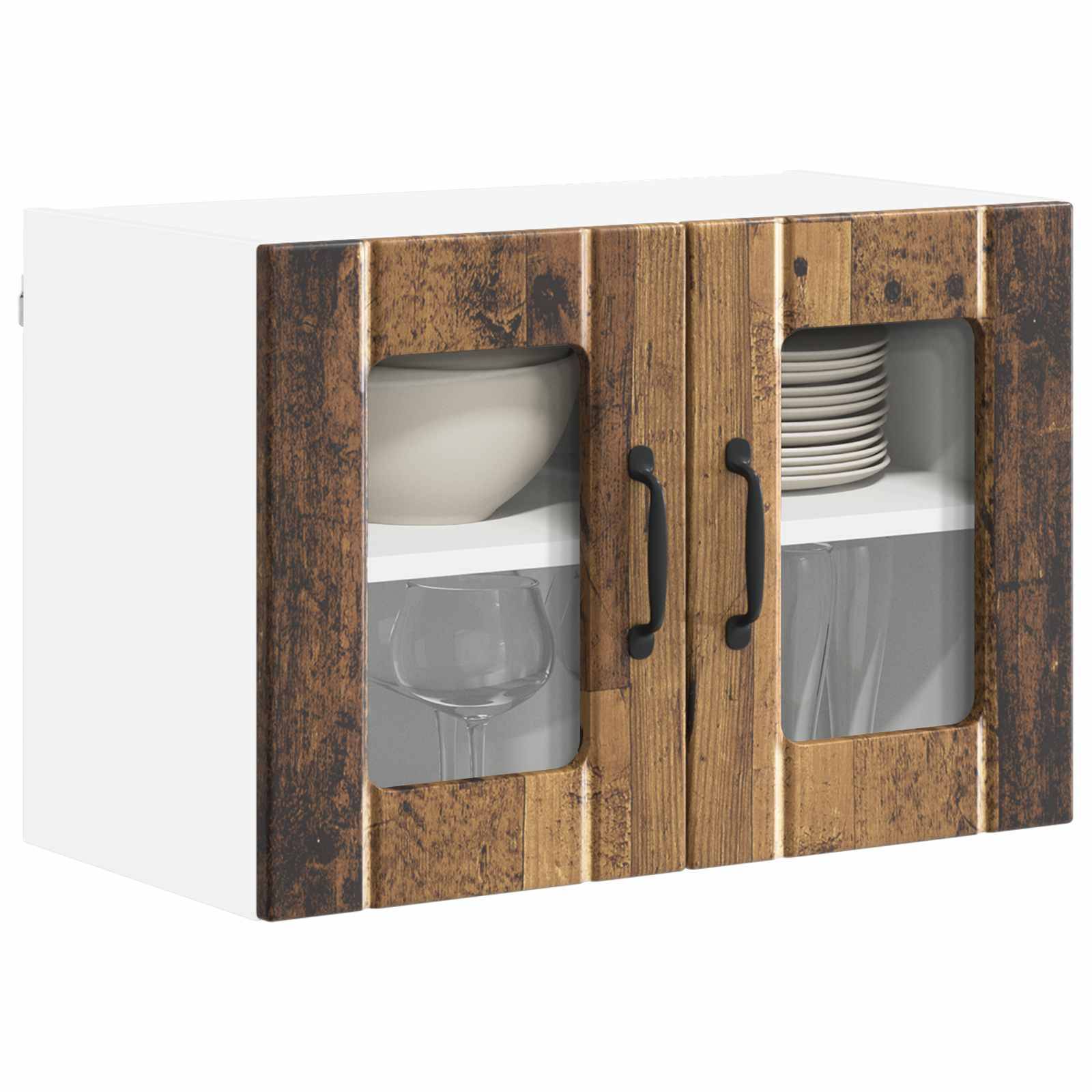 vidaXL Küchenschrank Lucca Altholz 60 x 31 x 40 cm Holzwerkstoff