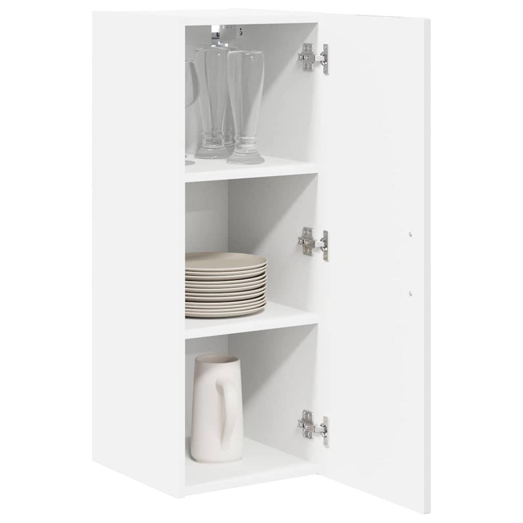 vidaXL Küchenschrank Lucca Hochglanz Weiß 30 x 31 x 80 cm