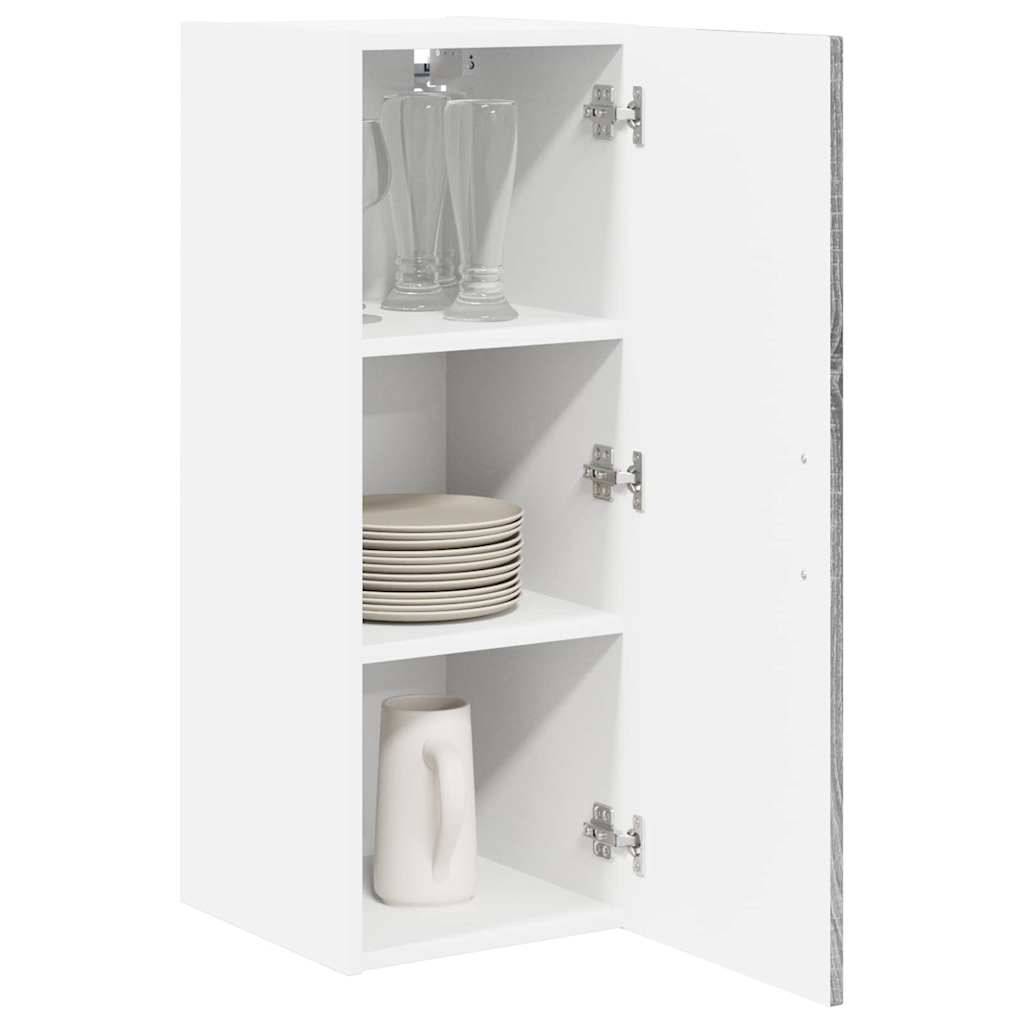 vidaXL Küchenschrank Lucca Graues Sonoma 30 x 31 x 80 cm Holzwerkstoff