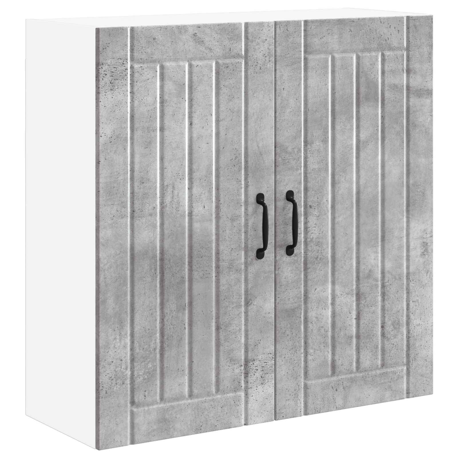 vidaXL Küchenschrank Lucca Betongrau 80 x 31 x 80 cm Holzwerkstoff