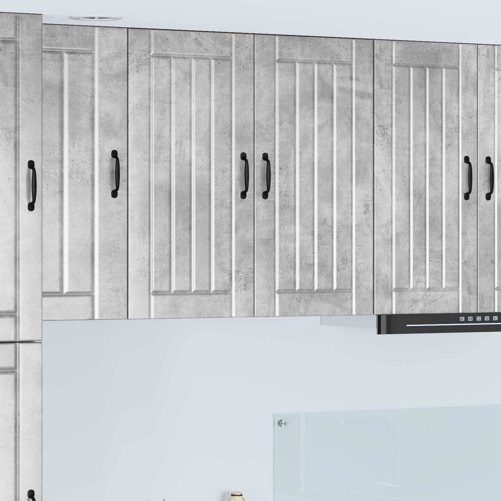 vidaXL Küchenschrank Lucca Betongrau 80 x 31 x 80 cm Holzwerkstoff