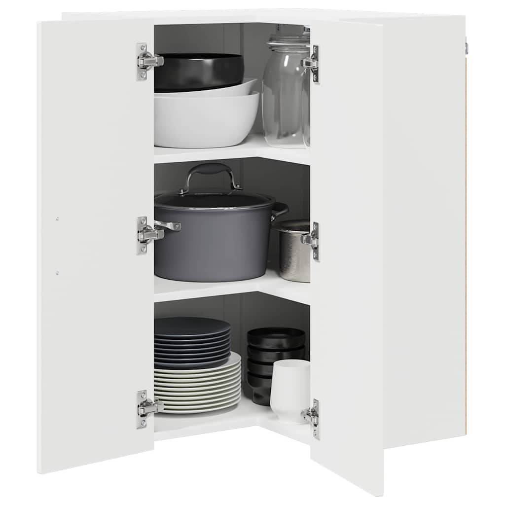 vidaXL Küchenschrank Lucca Weiß 57 x 57 x 80 cm Holzwerkstoff