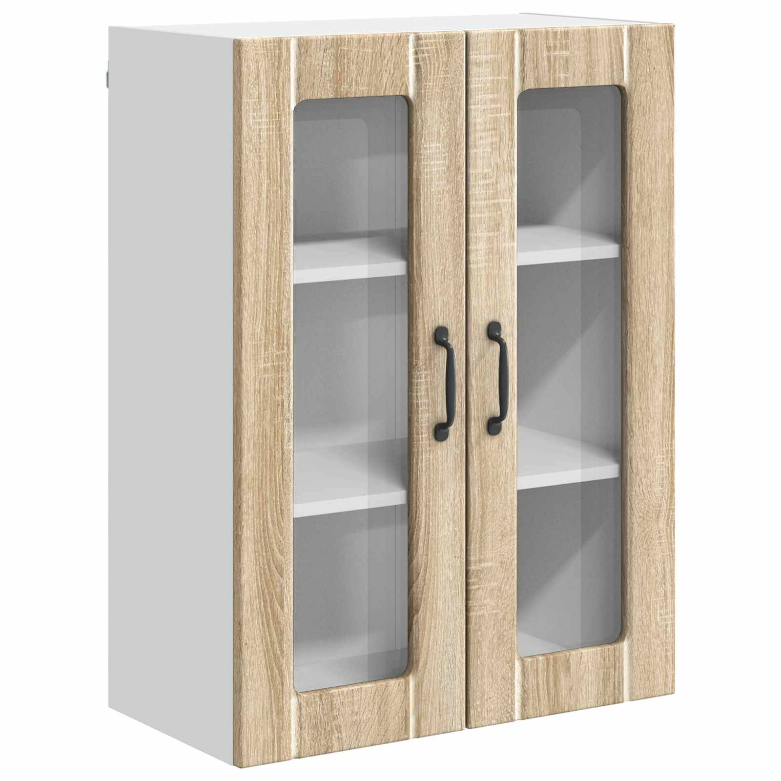 vidaXL Küchenschrank Lucca Sonoma-Eiche 60 x 31 x 80 cm Holzwerkstoff