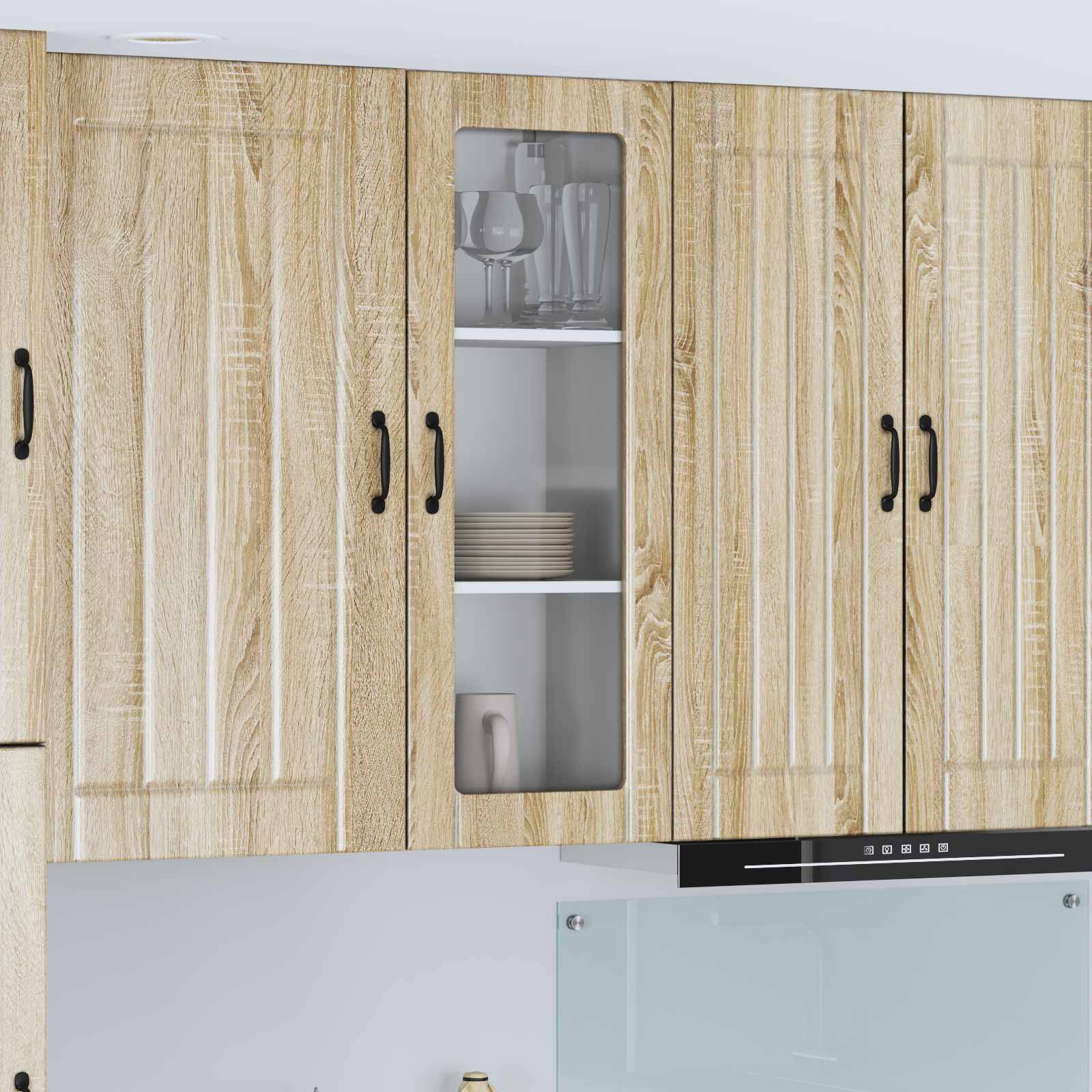 vidaXL Küchenschrank Lucca Sonoma-Eiche 40 x 31 x 100 cm Holzwerkstoff