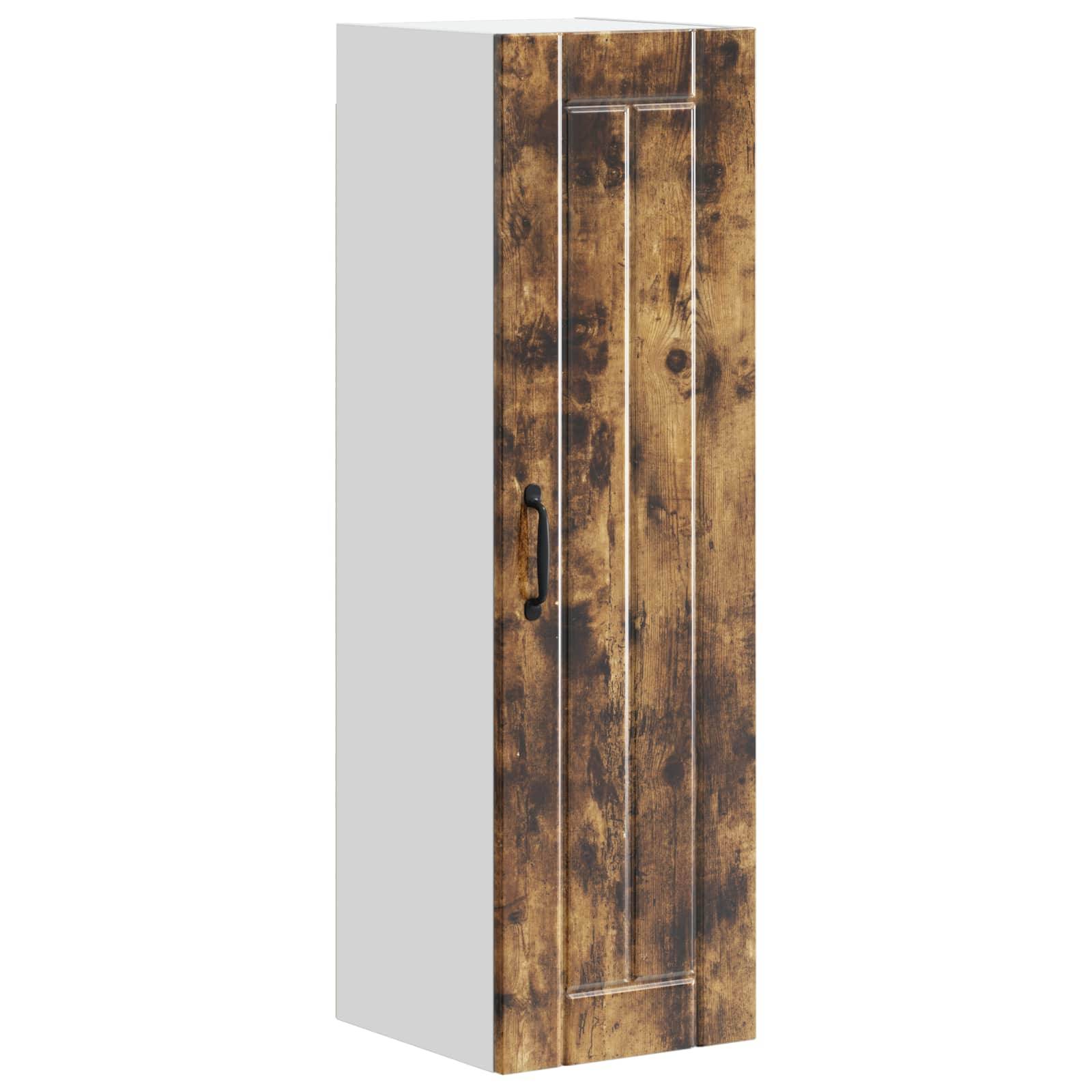 vidaXL Küchenschrank Lucca Geräucherte Eiche 30 x 31 x 100 cm