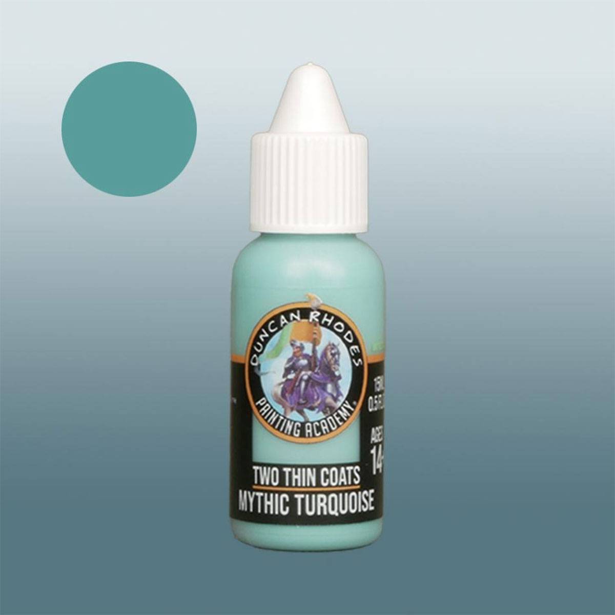 Two Thin Coats Acryl Miniaturenfarbe - Mythic Turquoise (Highlight)
