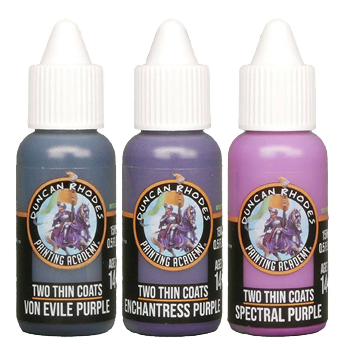 Two Thin Coats Acryl Miniaturenfarben (Wave 3) Triads Purple - 3 x 15 ml