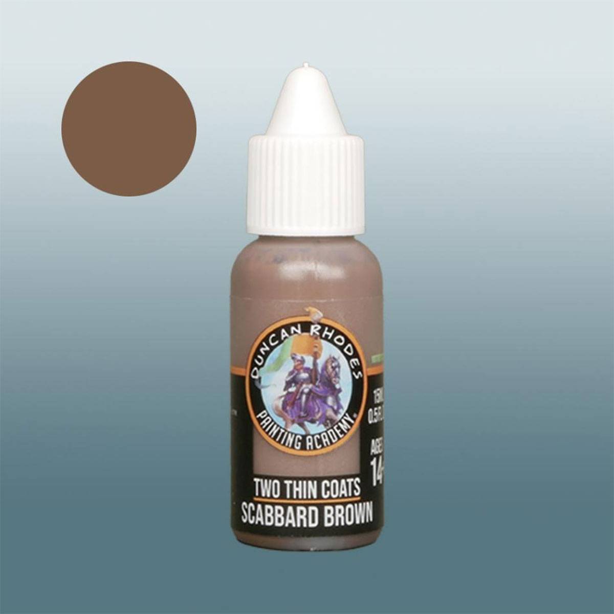 Two Thin Coats Acryl Miniaturenfarbe - Scabbard Brown (Shadow)
