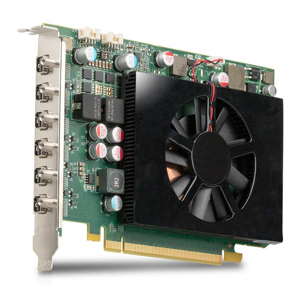 Matrox C680 (Refurbished) Grafikkarte (P/N: C680-E4GBF, 4GB GDDR5, PCIe 3.0 x16, 1-Slot, 6x mini DP)