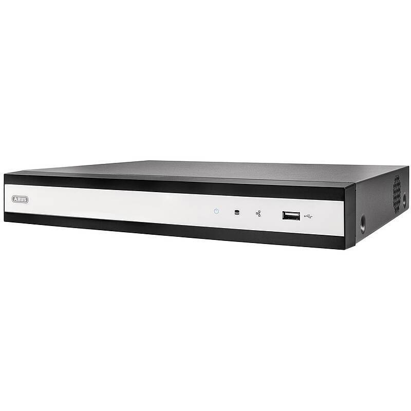 ABUS TVVR36402 4-Kanal NVR 4K PoE, NVR(4K Ultra HD max. Bildauflösung) | Features:mit PoE-Switch (Stromversorgung für K