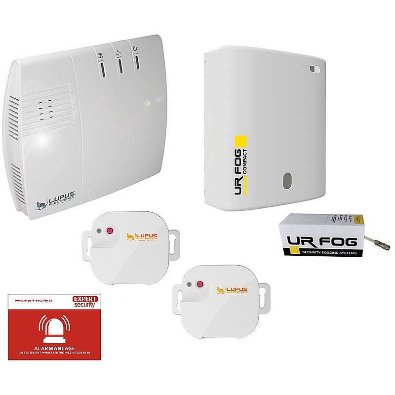 LUPUS XT2 Plus Sicherheitsnebel-Funkalarmanlage, Vernebelungsanlagen-Setinkl. Funk-Alarmzentrale, UR-Fog Compact 390 Ne