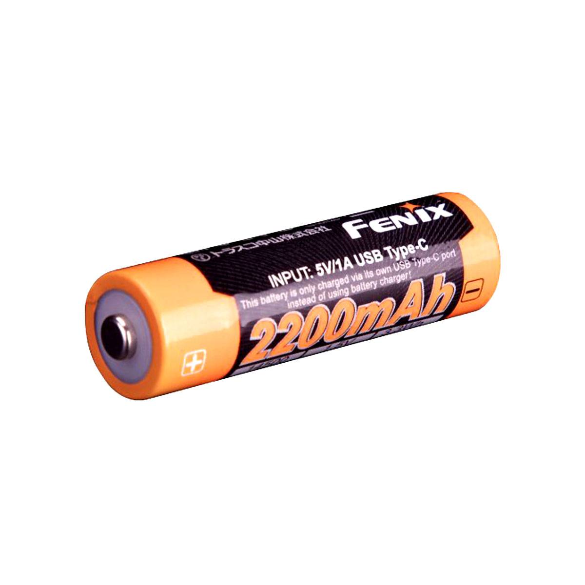 Fenix ARB-L14-2200U | 14500 AA Li-Ionen Akku mit USB-C 2200mAh