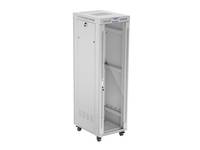 Lanberg 19" 600x800 rackmountable Einbauschrank Glas gr - Rack