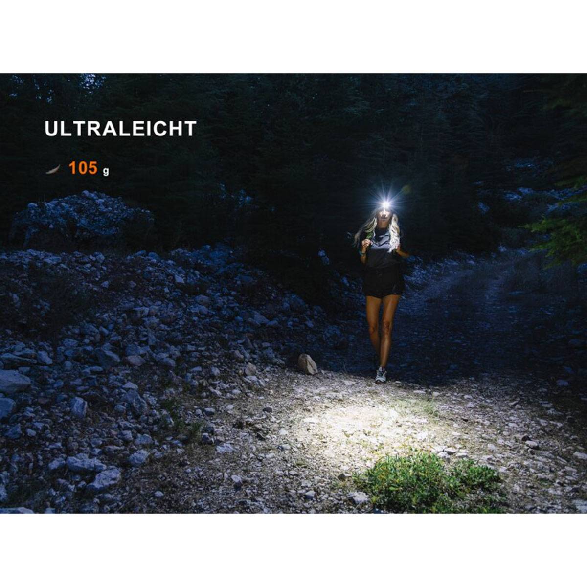 Fenix HM55R 1200 Lumen LED Stirnlampe (DE) - Schwarz