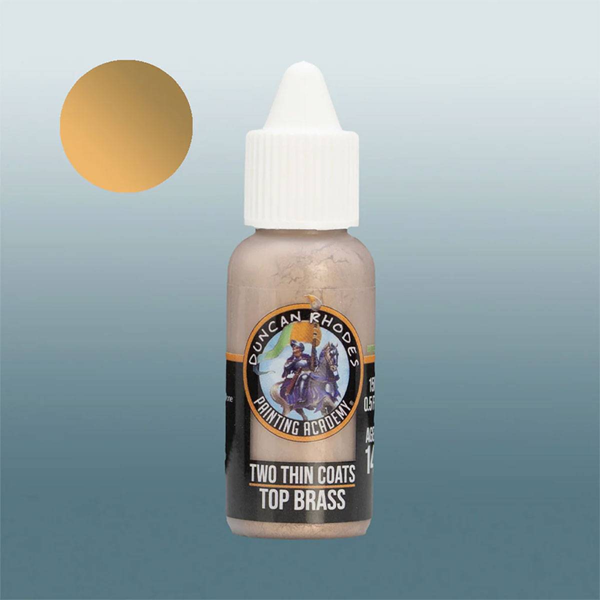 Two Thin Coats Acryl Miniaturenfarbe - Top Brass (Metallic)